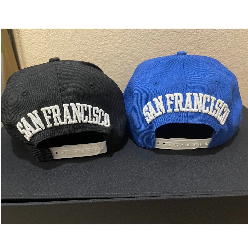 New Era 9FIFTY San Francisco Giants Snapback Hat Bundle Black Blue Green Bottom